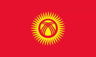 vlag van Kirgizië