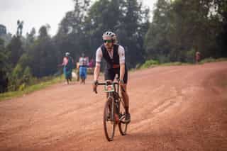 Foto van Koen Hughe op fietsreis met Veloglobe in Rwanda