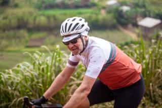 Foto van Micheal Geens op fietsreis met Veloglobe in Rwanda